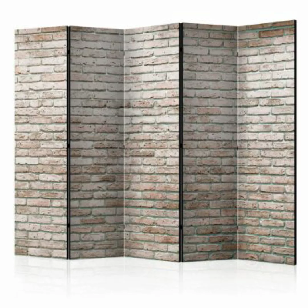 artgeist Paravent Elegant Brick II [Room Dividers] grau/beige Gr. 225 x 172 günstig online kaufen