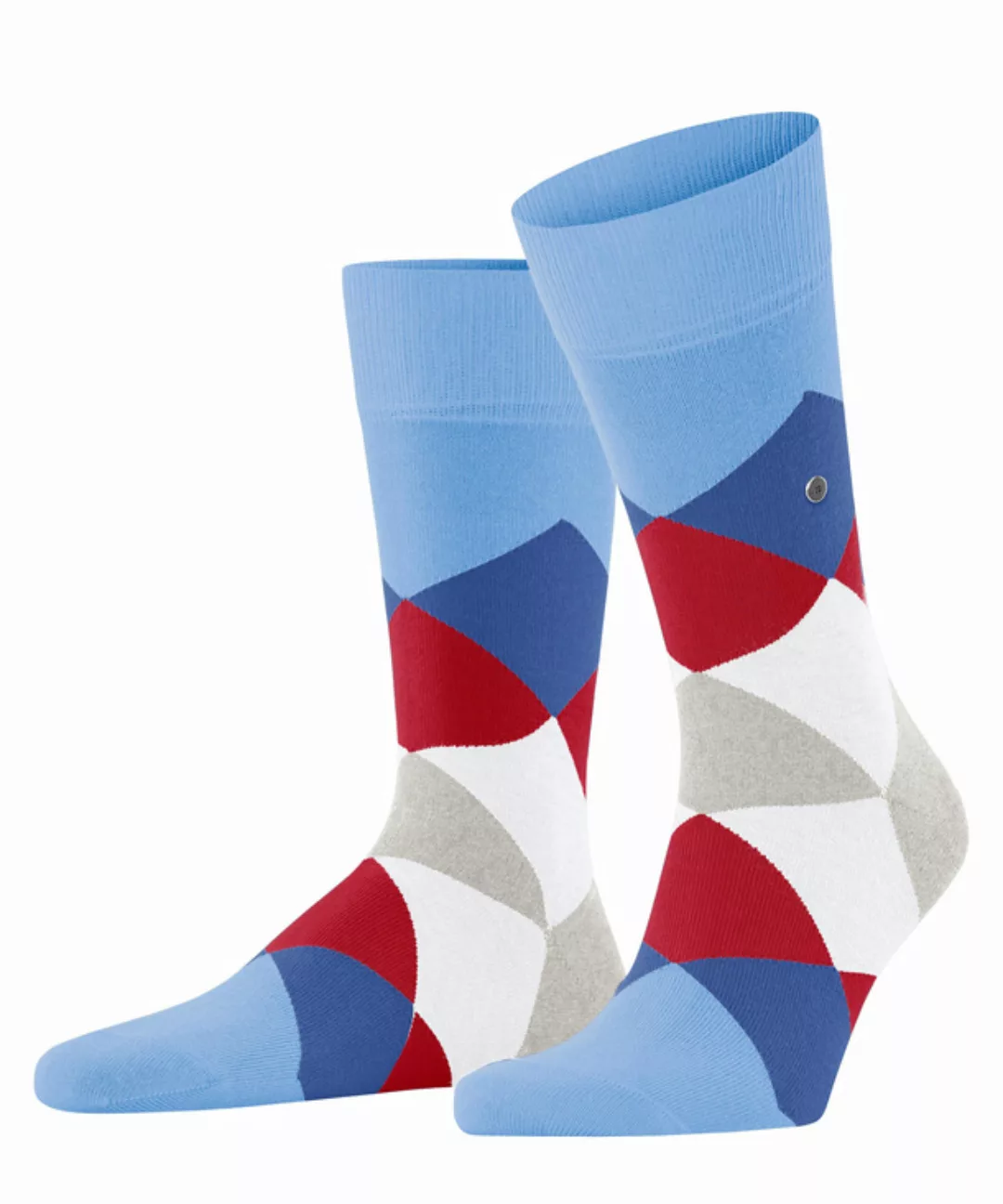 Burlington Clyde Herren Socken, 40-46, Blau, Raute, Baumwolle, 20942-653402 günstig online kaufen