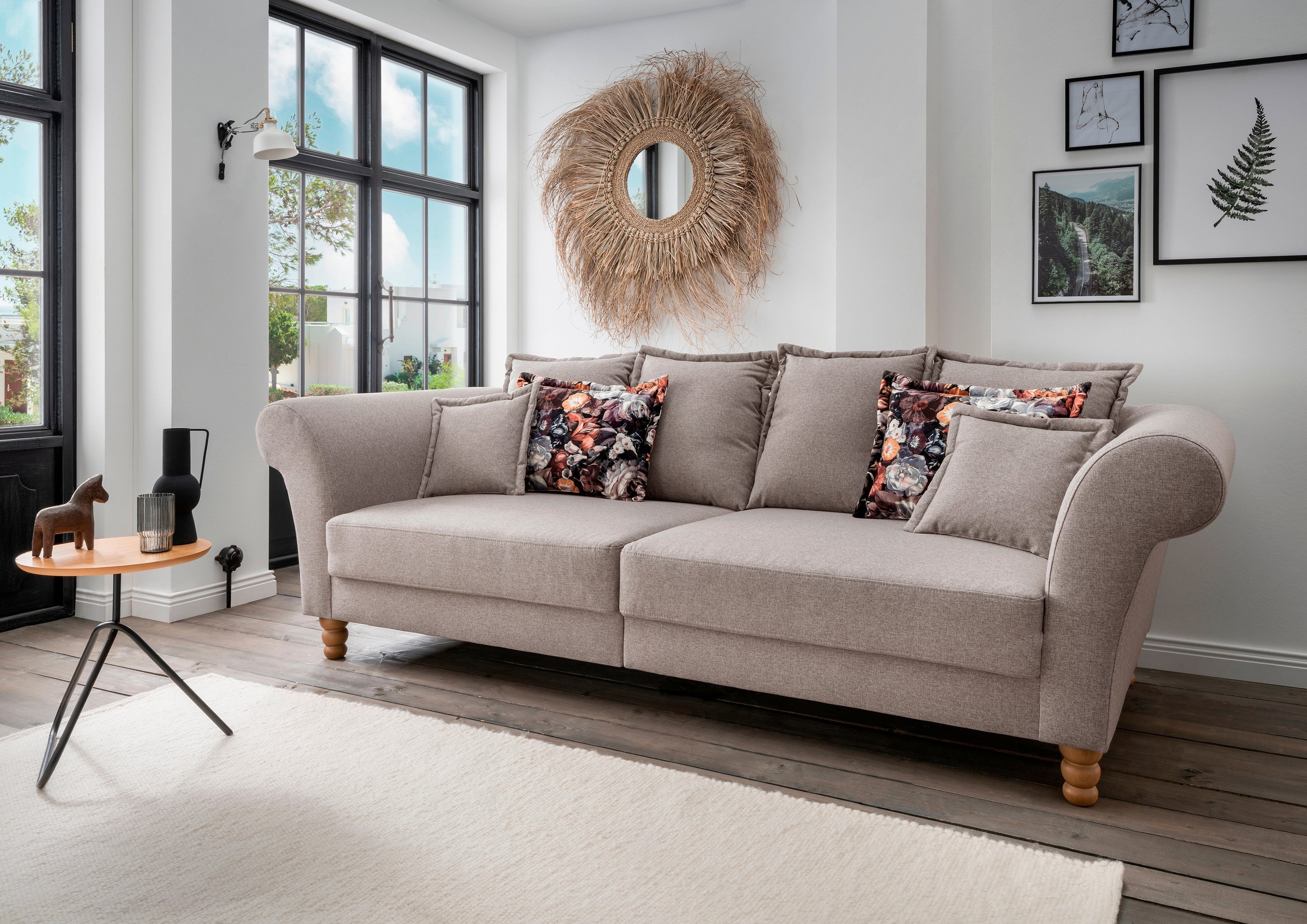 Home affaire Big-Sofa "Tassilo Mega Sofa mit viel Platz, bequem durch Kalts günstig online kaufen