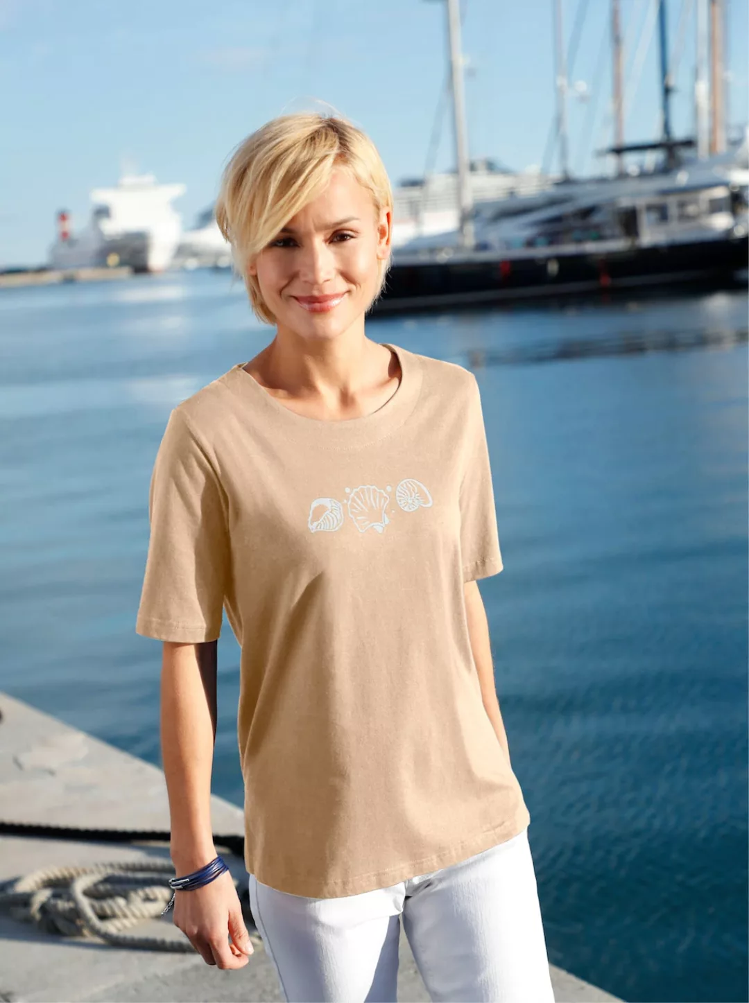 Casual Looks Kurzarmshirt "Shirt" günstig online kaufen