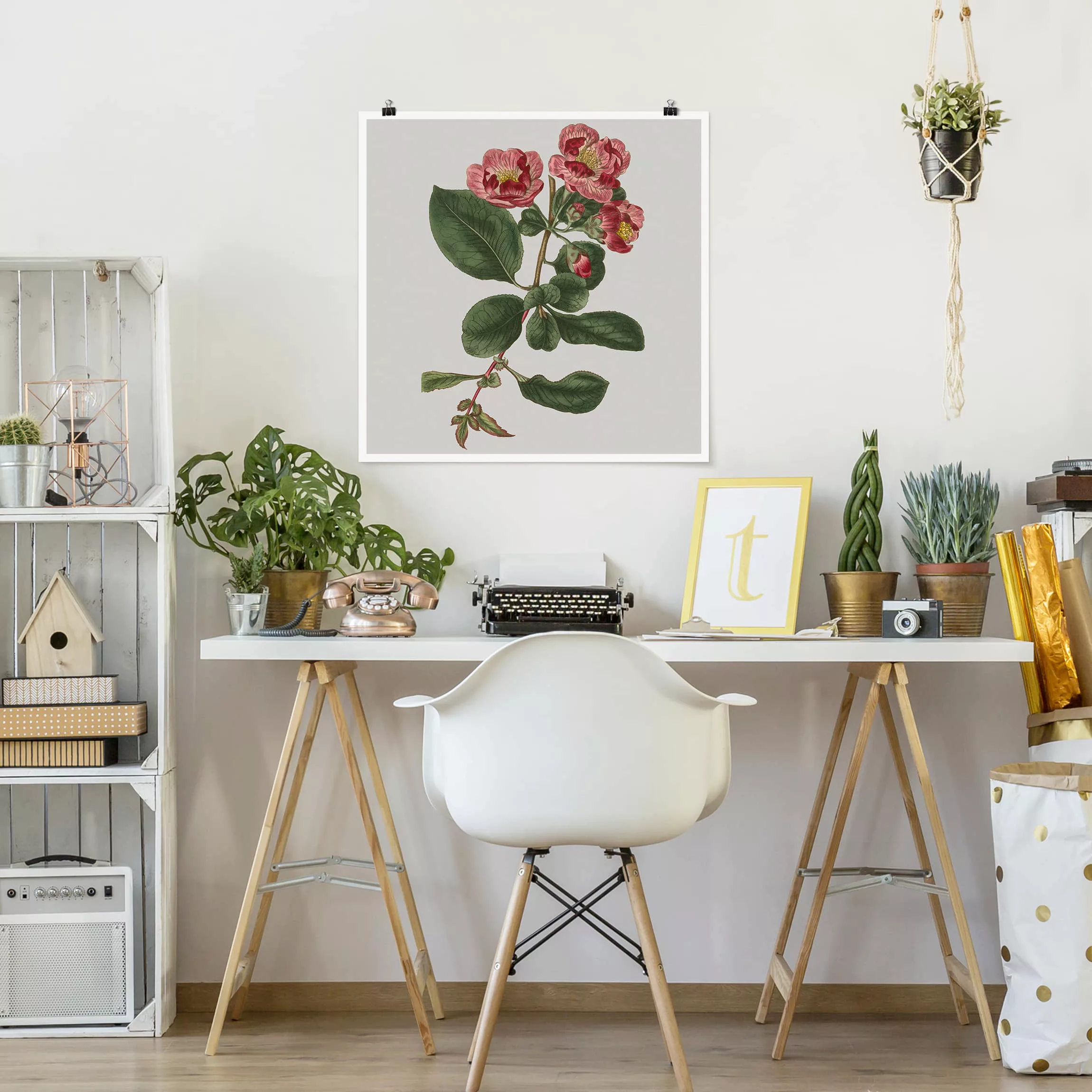 Poster Blumen - Quadrat Florale Schmuckstücke I günstig online kaufen