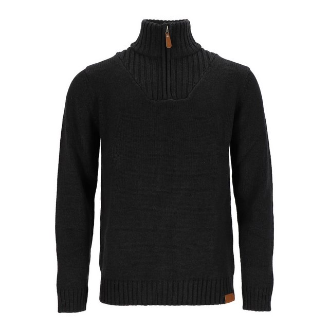 tomBrook Troyer Herren Strickpullover Uni - Pullover mit Stehkragen und Rei günstig online kaufen