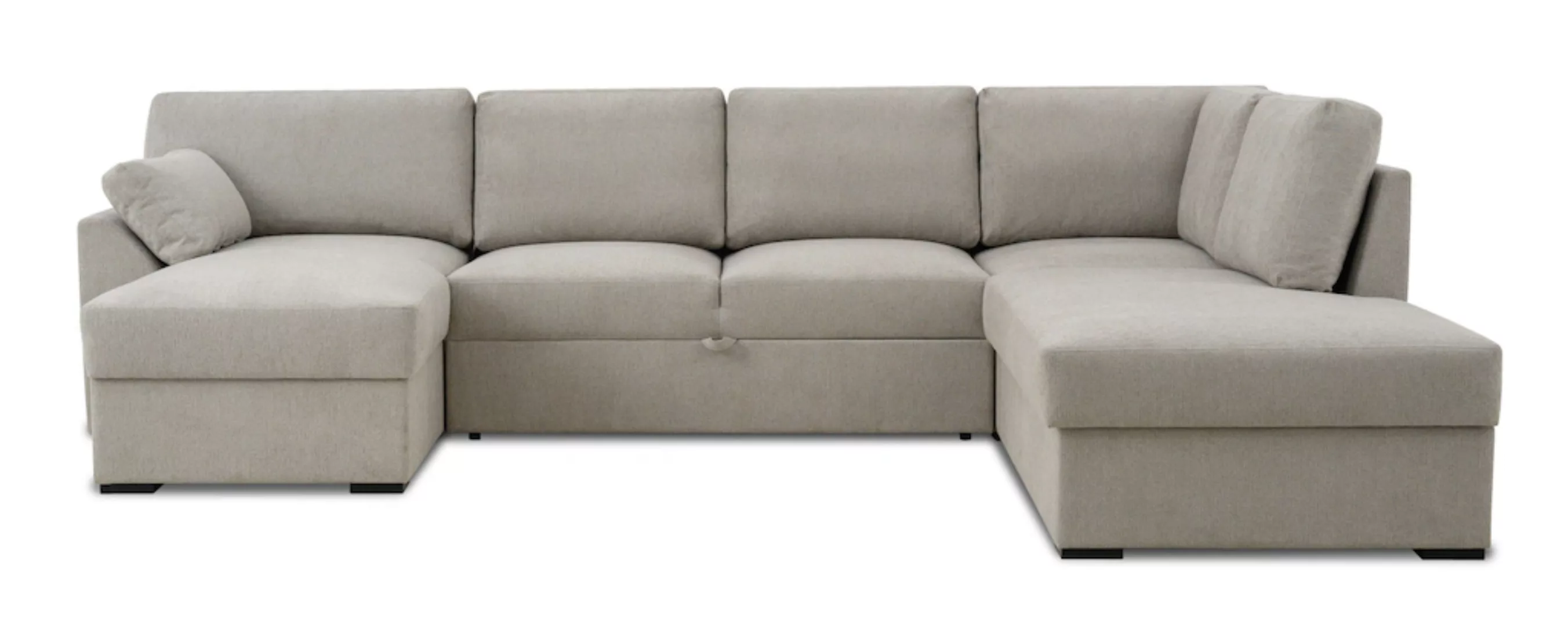 Home affaire Wohnlandschaft "Citry Schlafsofa", Breite 309 cm, Chenille, Be günstig online kaufen