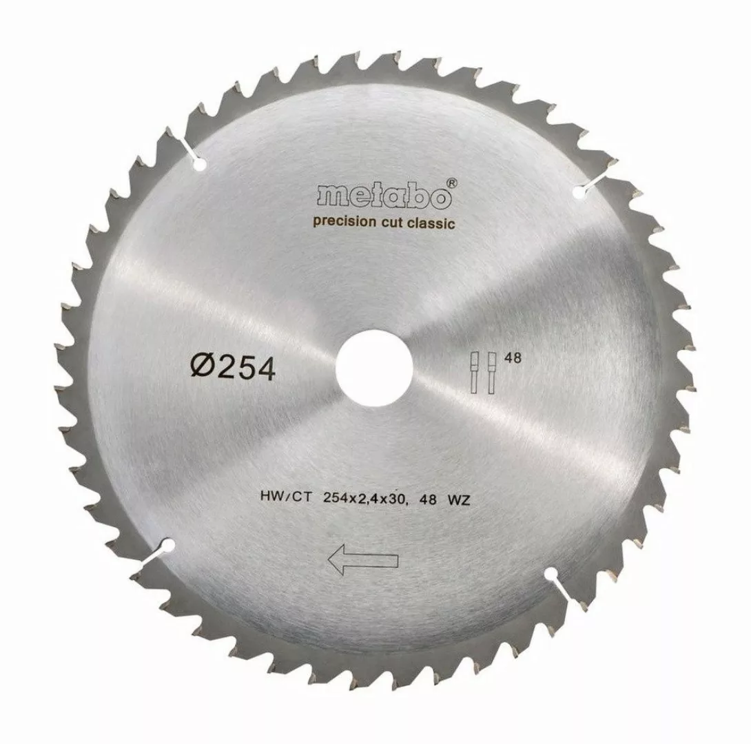 metabo Kreissägeblatt Kreissägeblatt HW/CT 254 günstig online kaufen