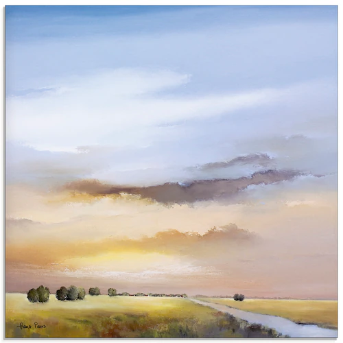 Artland Glasbild »Landschaft III«, Himmel, (1 St.), in verschiedenen Größen günstig online kaufen