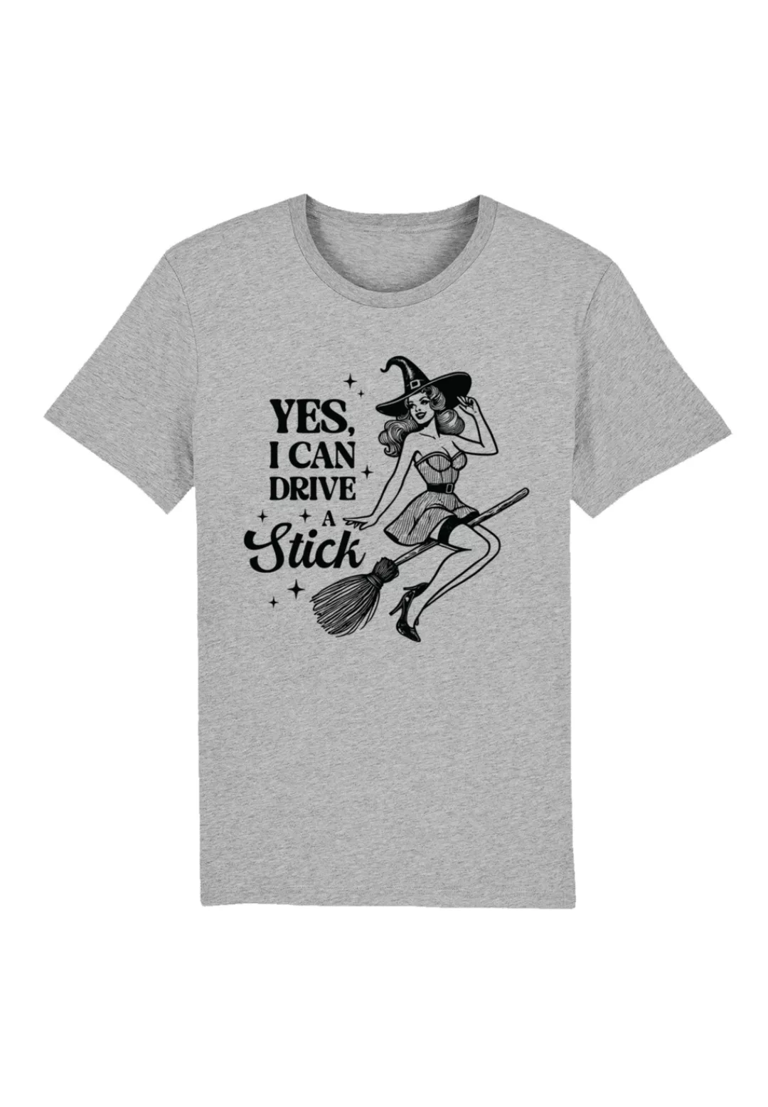 F4NT4STIC T-Shirt "Halloween Witch yes I can drive a stick", Premium Qualit günstig online kaufen