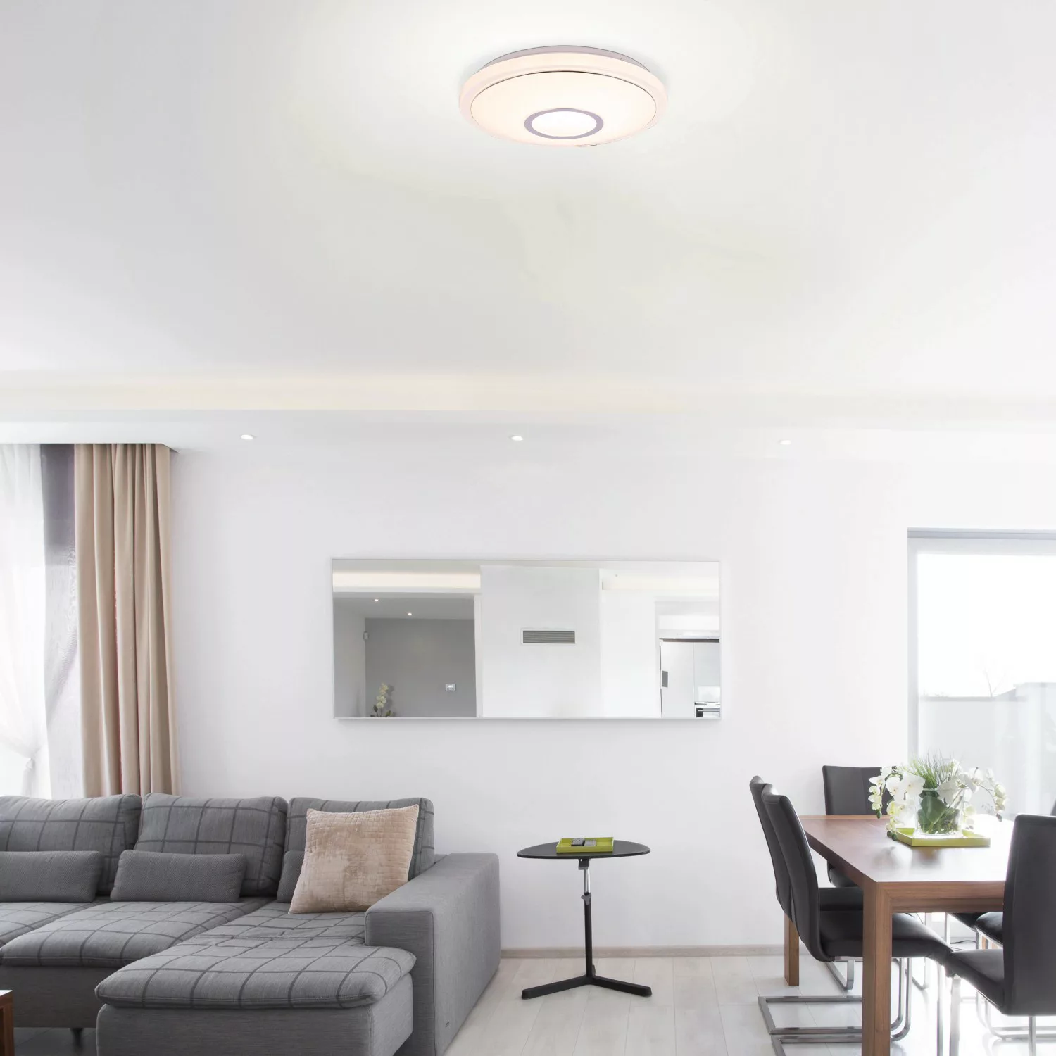 LED Deckenleuchte 1-flammig - weiß - 8 cm - Sconto günstig online kaufen