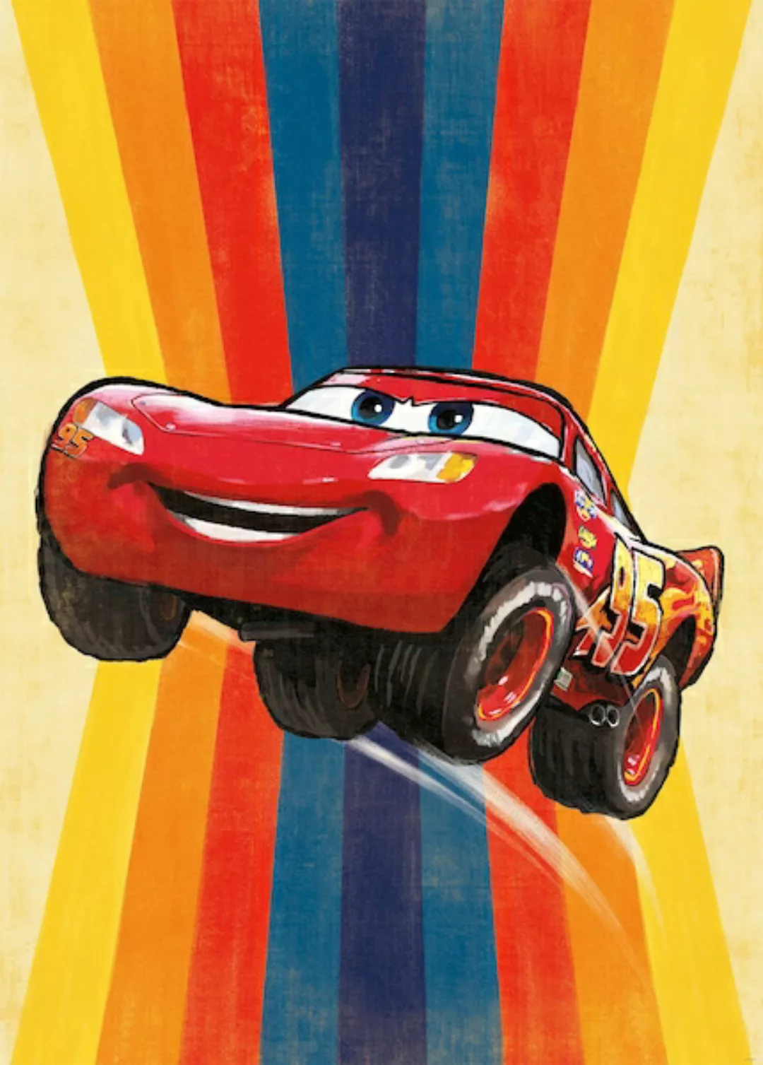 Komar Vliestapete »Cars Jump«, 200x280 cm (Breite x Höhe) günstig online kaufen