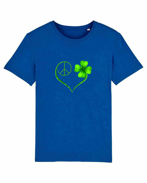 "Heart Of Peace" Print T-shirt Aus Bio Baumwolle günstig online kaufen