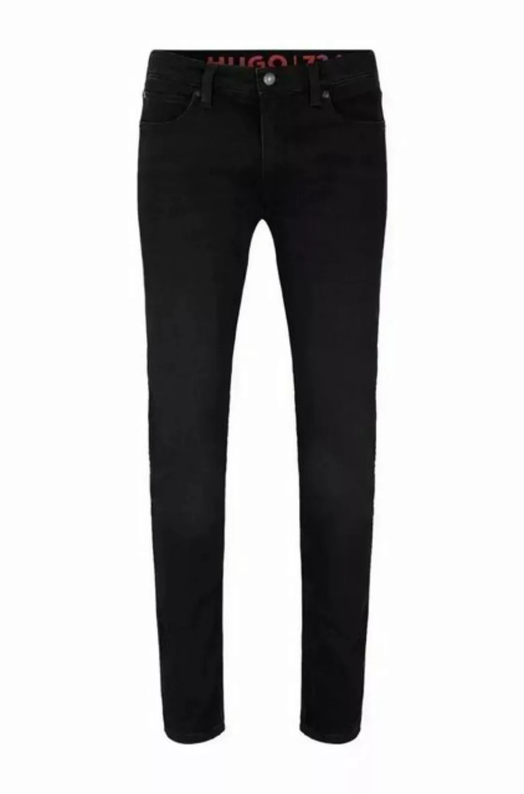 HUGO 5-Pocket-Jeans Schwarze Extra Slim-Fit Jeans günstig online kaufen