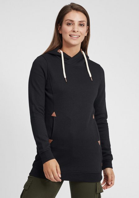 OXMO Hoodie OXVicky Hood Kapuzenpullover mit Cross-Over Kragen günstig online kaufen