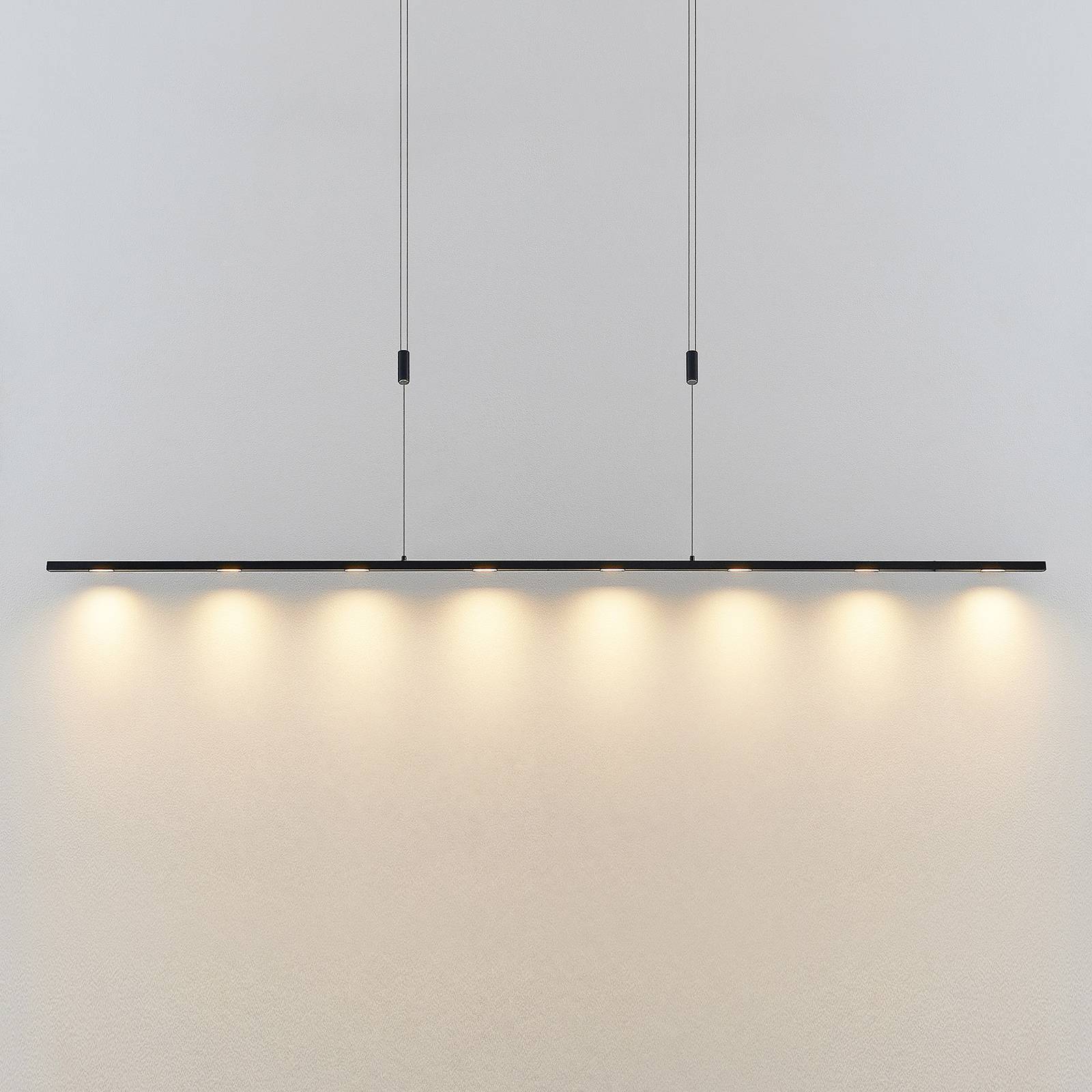 Lucande Stakato LED-Hängeleuchte 8fl. 180 cm lang günstig online kaufen