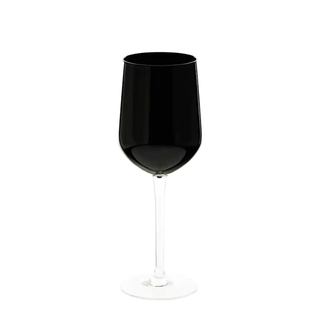 Rotweinglas "Schwarz/ Weiß" (360ml) günstig online kaufen