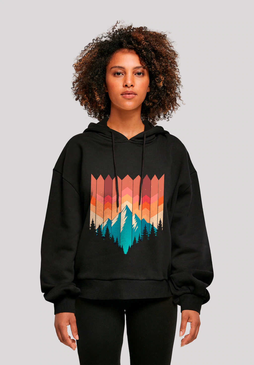 F4NT4STIC Sweatshirt "Berg Sonnenuntergang Geometrisch", Premium Qualität günstig online kaufen