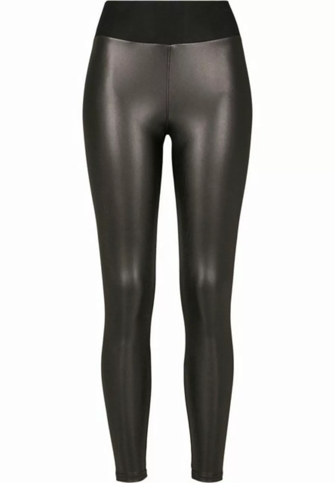 URBAN CLASSICS Leggings Urban Classics Damen Ladies Faux Leather High Waist günstig online kaufen