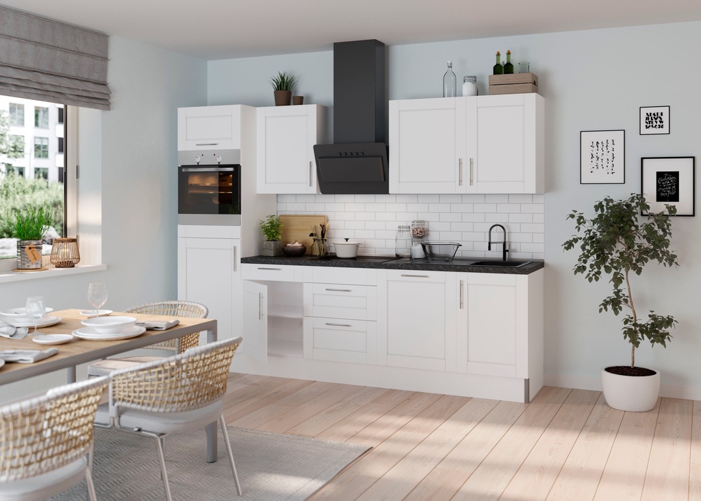 KOCHSTATION Küche »KS-Ahus«, Breite 280 cm,wahlw. mit E-Geräten,Soft Close günstig online kaufen