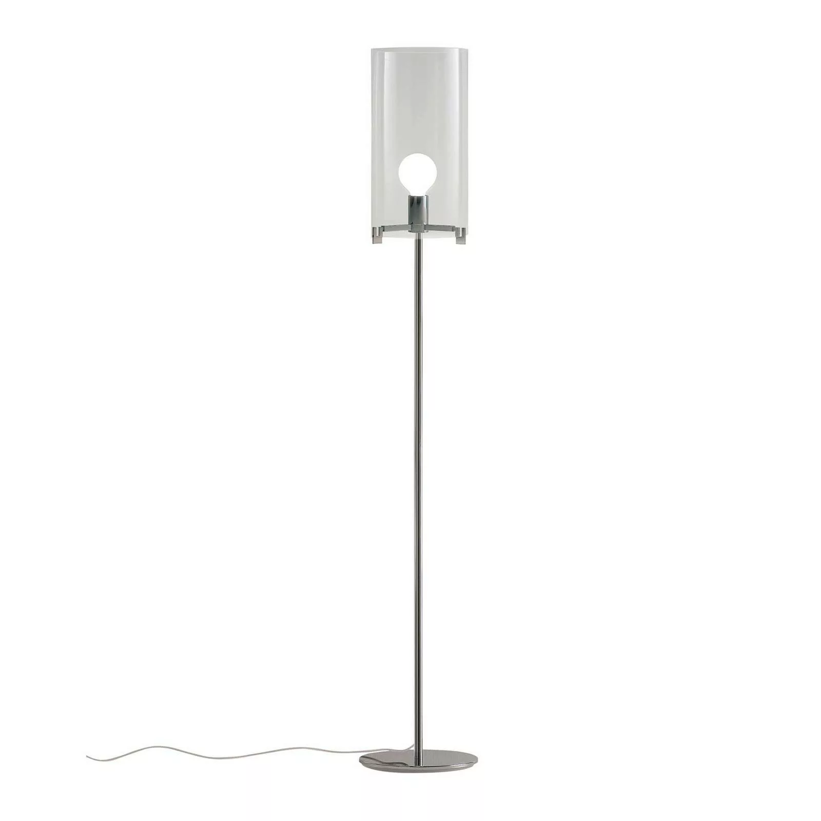 Prandina CPL F1 Stehlampe chrom, Glas transparent günstig online kaufen