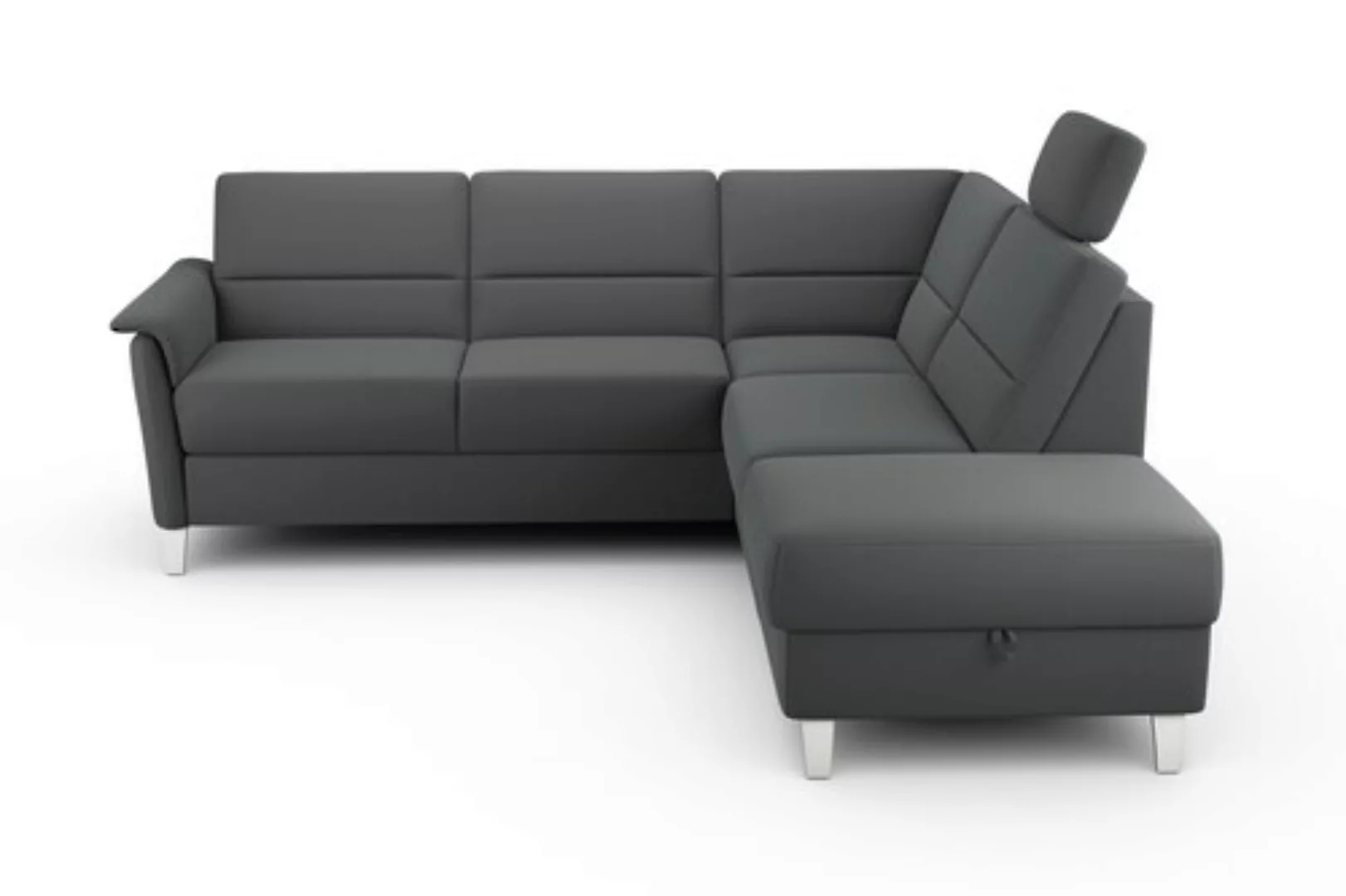 sit&more Ecksofa »Palmera L-Form«, Federkern, wahlweise mit Bettfunktion un günstig online kaufen