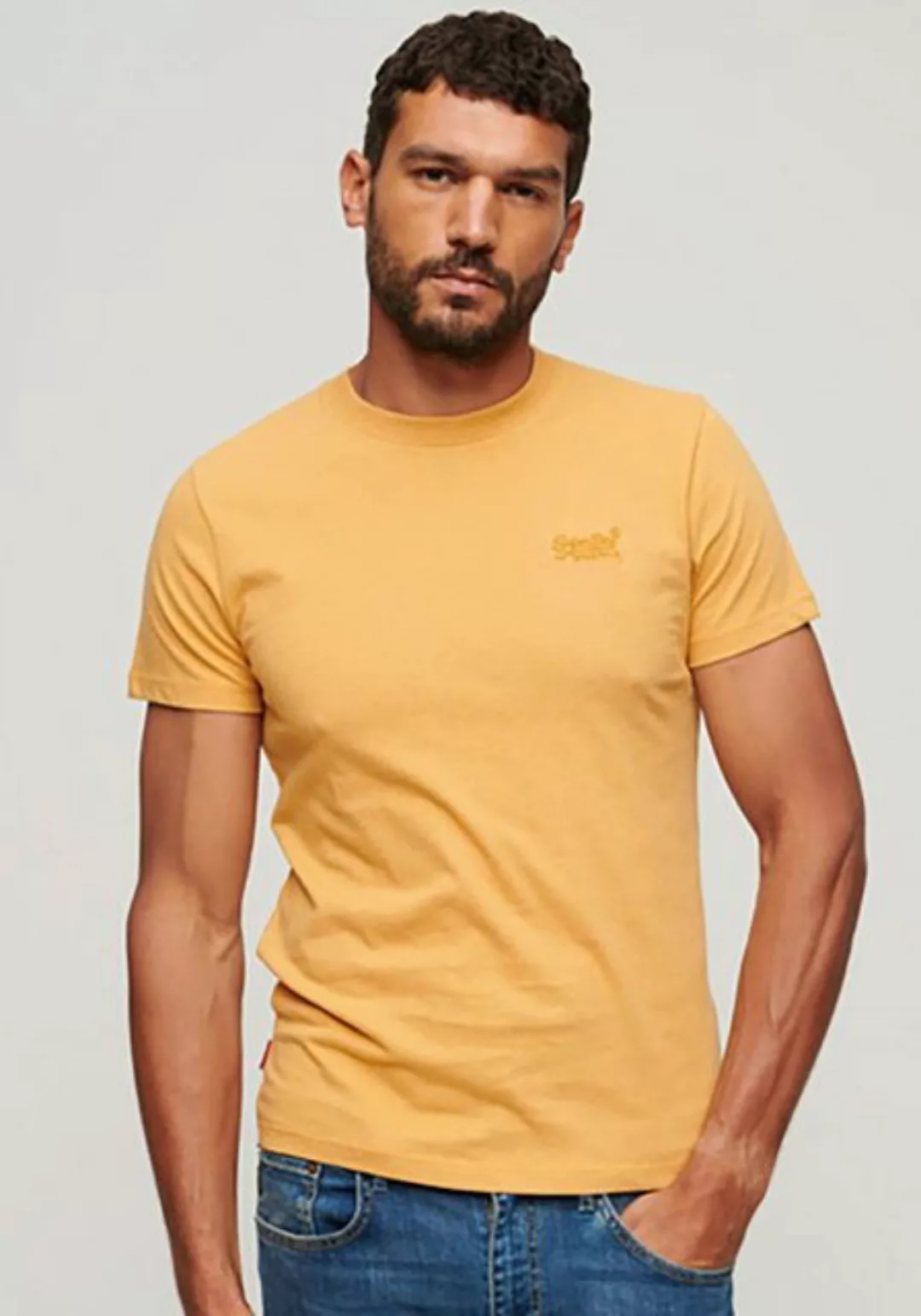 Superdry Rundhalsshirt "Organic Cotton Essential Logo T-Shirt" günstig online kaufen