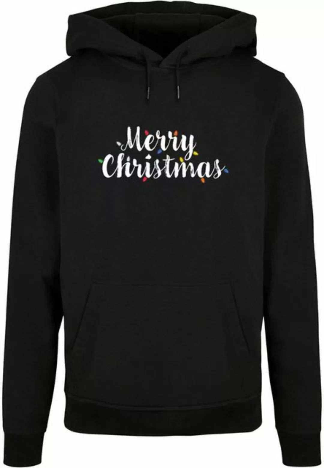 Merchcode Kapuzensweatshirt Merchcode Herren Merry Christmas Lights Basic H günstig online kaufen