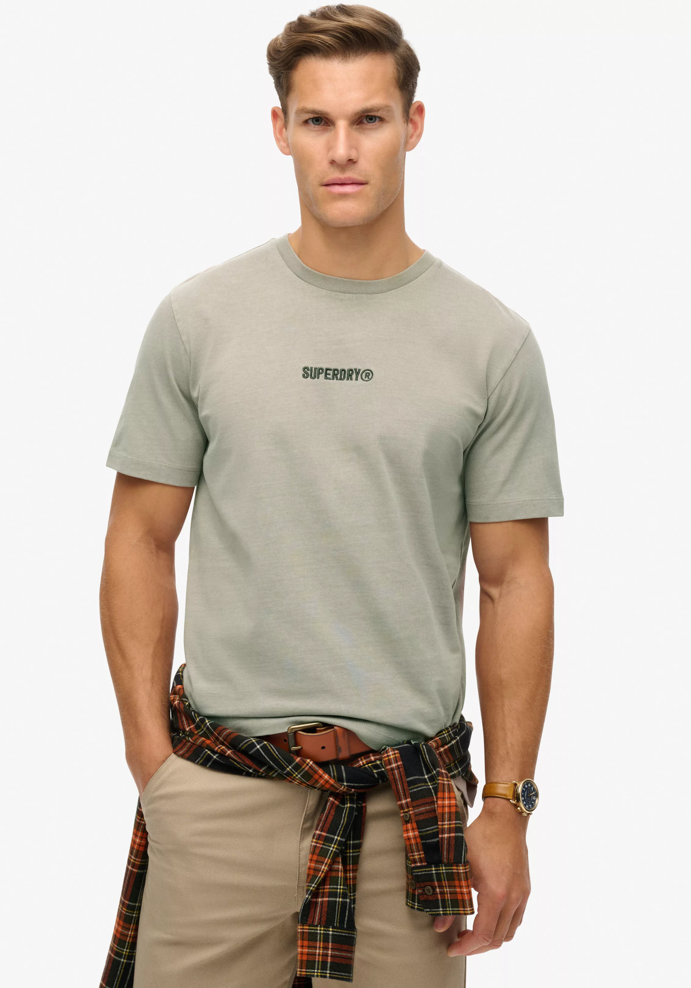 Superdry Rundhalsshirt "MICRO LOGO GRAPHIC LOOSE TEE" günstig online kaufen