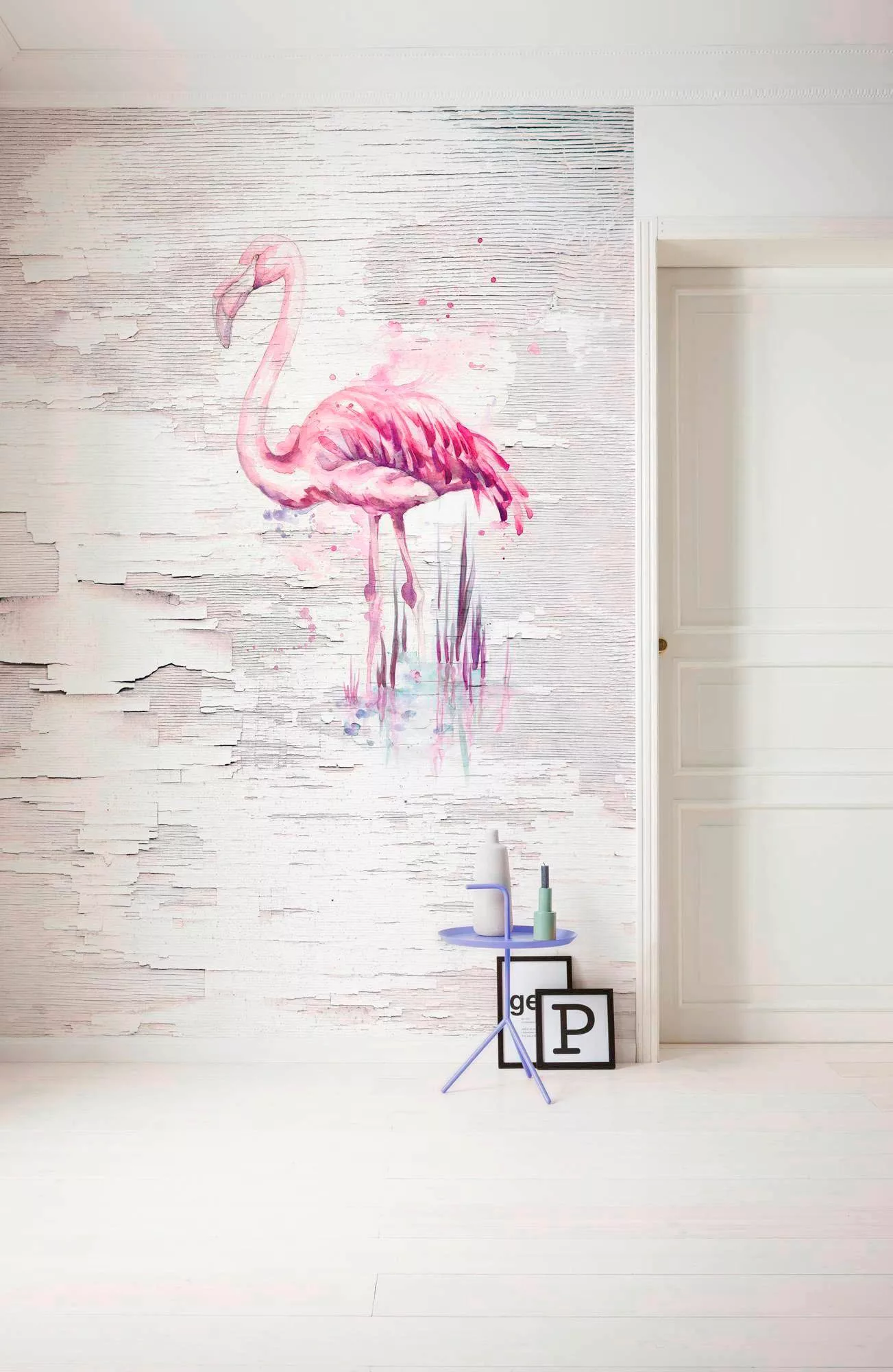 Komar Vliestapete »Pink Flamingo«, 200x250 cm (Breite x Höhe), Vliestapete, günstig online kaufen