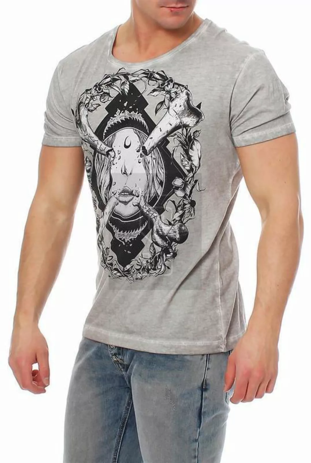 Disturbia Herren T-Shirt Bone-Idol günstig online kaufen