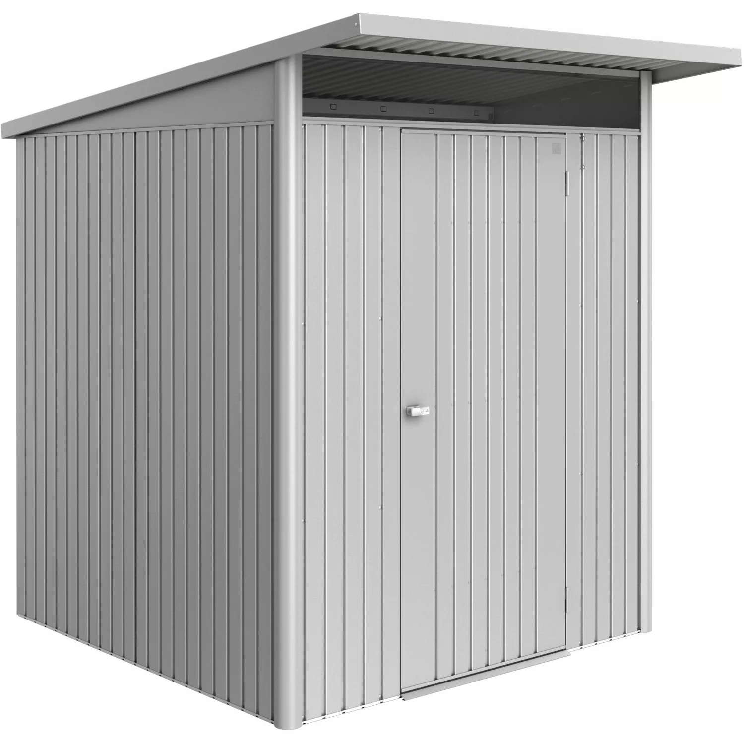 Biohort Gerätehaus Avantgarde Eco Standardtür 209 x 172 x 172 cm Silber-Met günstig online kaufen