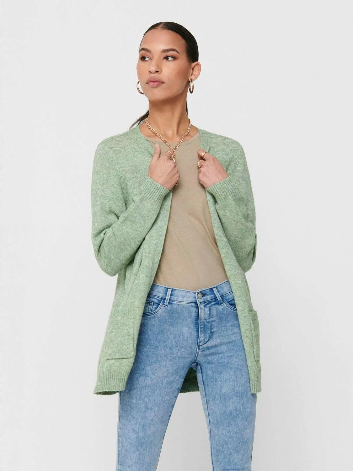 ONLY Strickjacke ONLLESLY L/S OPEN CARDIGAN KNT NOOS günstig online kaufen