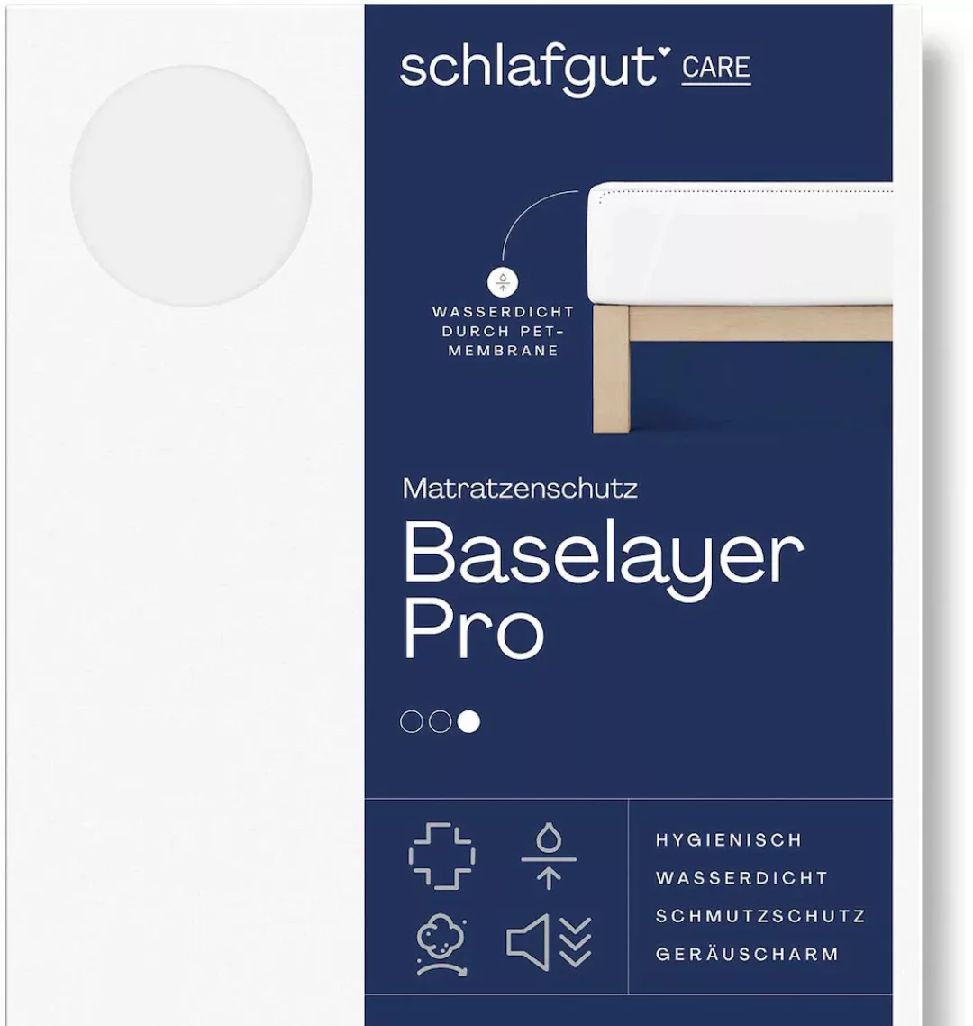 Schlafgut Matratzenauflage "Baselayer Matratzenschutz Pro", (1 St.), wasser günstig online kaufen