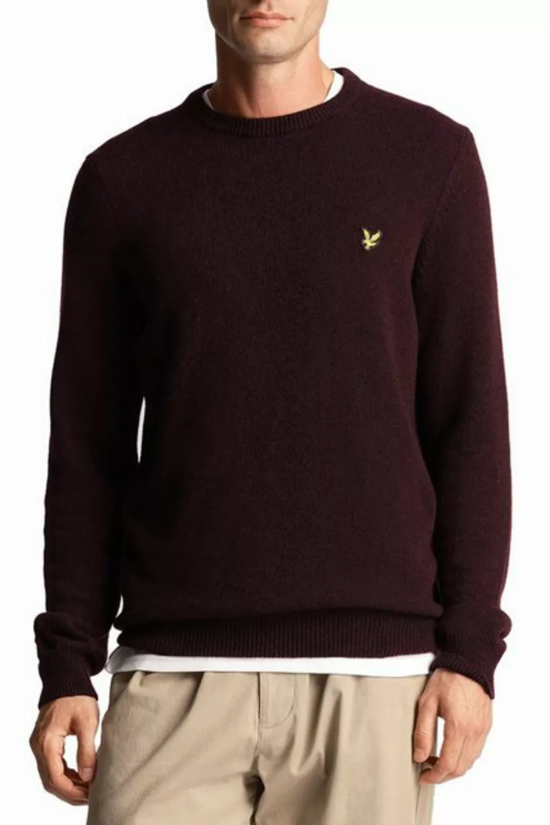 Lyle & Scott Strickpullover Aus Schafwolle Und Nylon günstig online kaufen