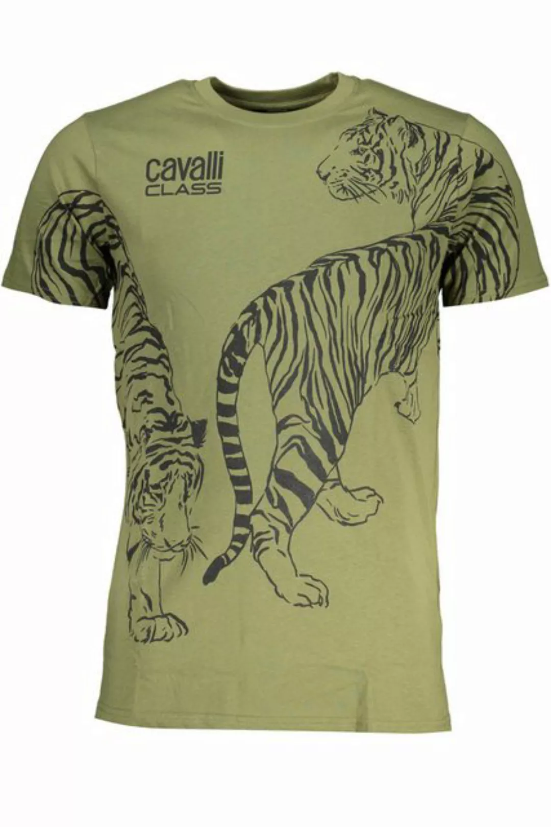 Cavalli Class T-Shirt Herren Kurzarm T-Shirt mit Rundhals und Logo-Print günstig online kaufen