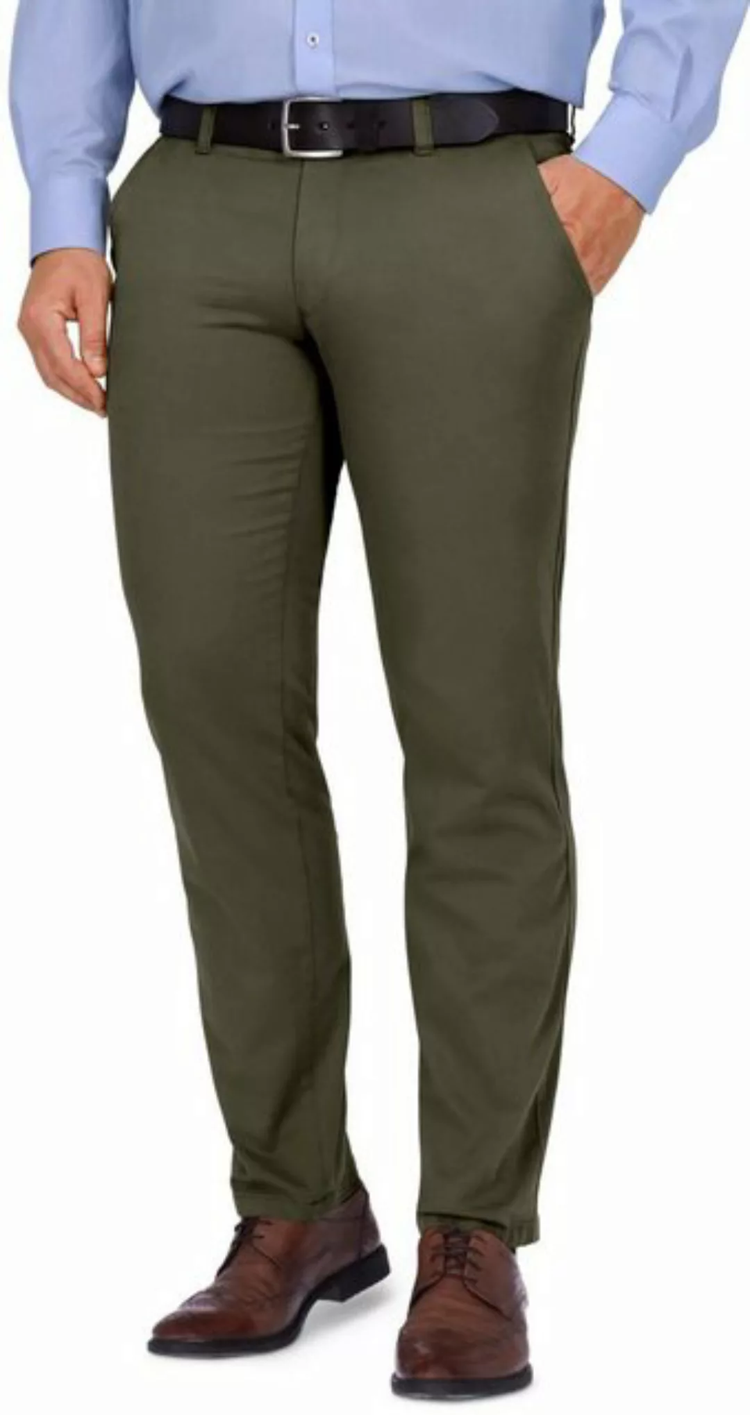 EUREX by BRAX Stoffhose EUREX BY BRAX Baumwoll-Stretch-Hose oliv Jim günstig online kaufen