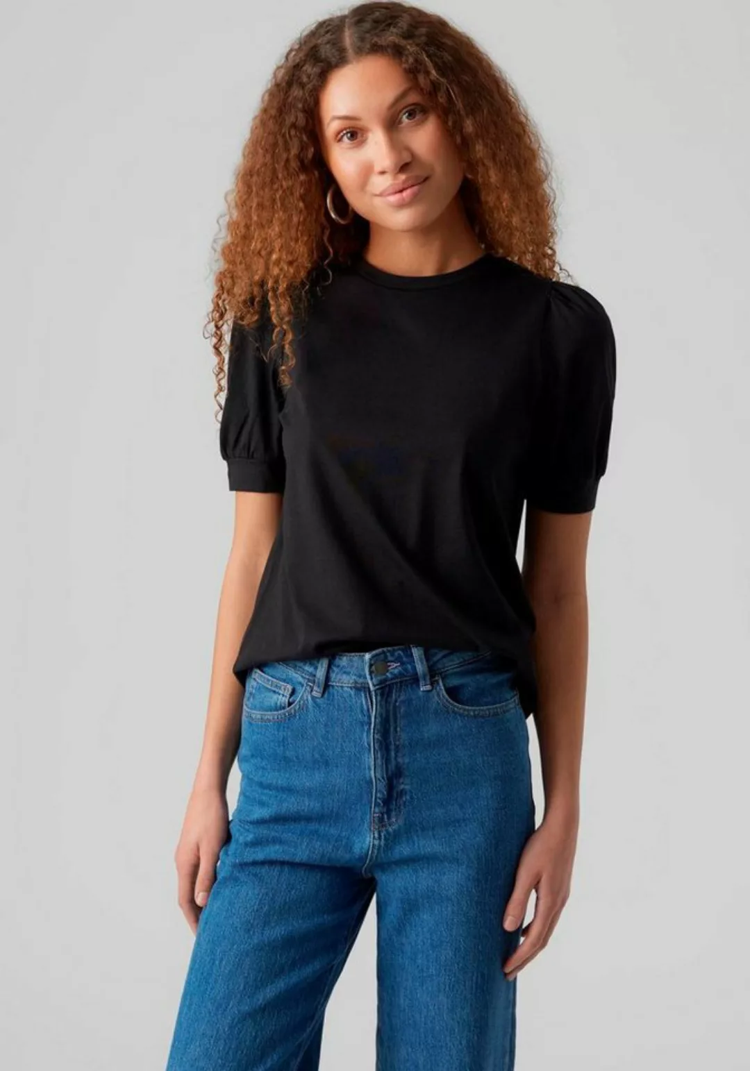 Vero Moda T-Shirt VMKERRY 2/4 O-NECK TOP VMA JRS NOOS mit Rundhalsausschnit günstig online kaufen