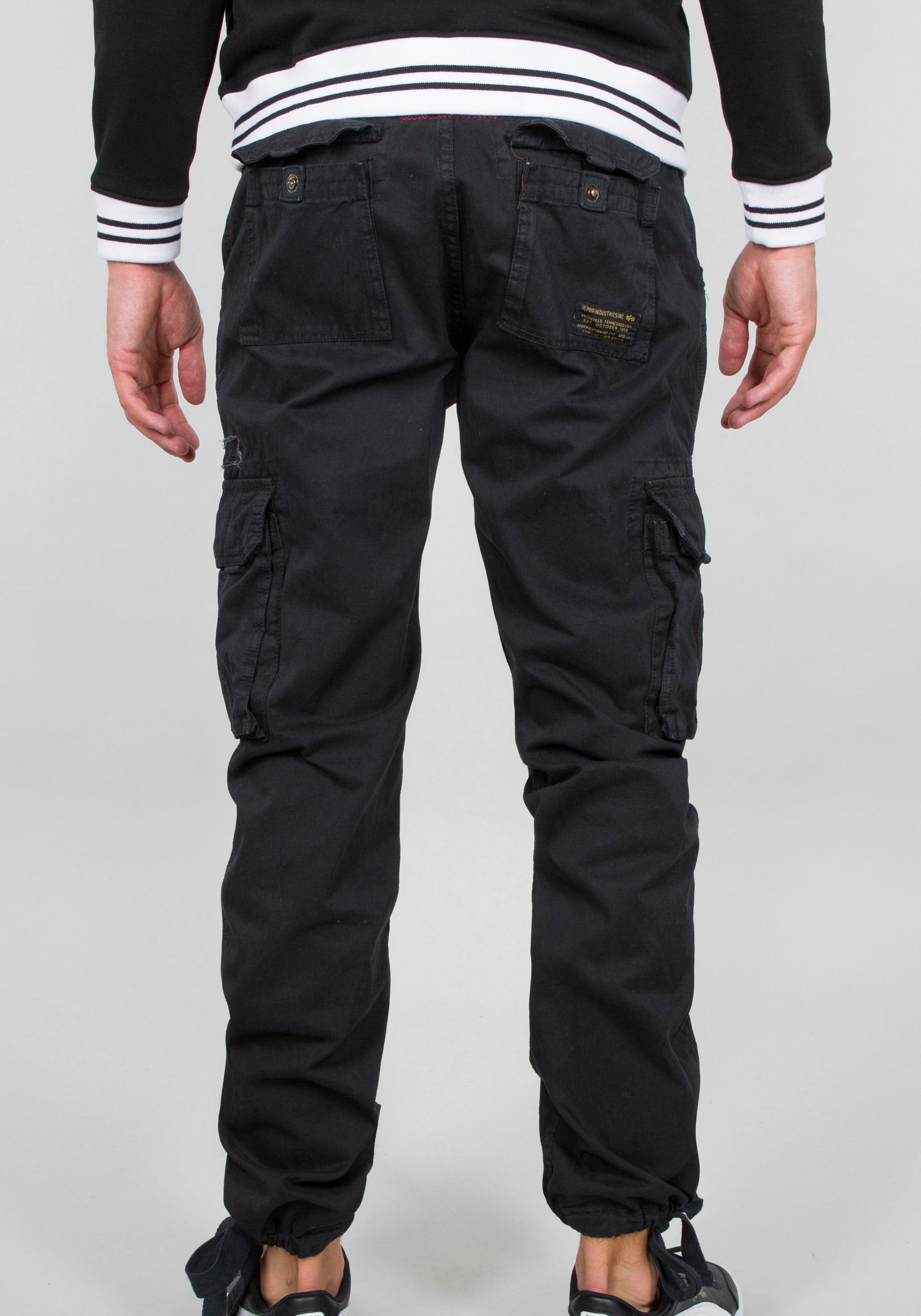 Alpha Industries Cargohose "Jet Pant", mit seitlichen Cargotaschen und Kord günstig online kaufen