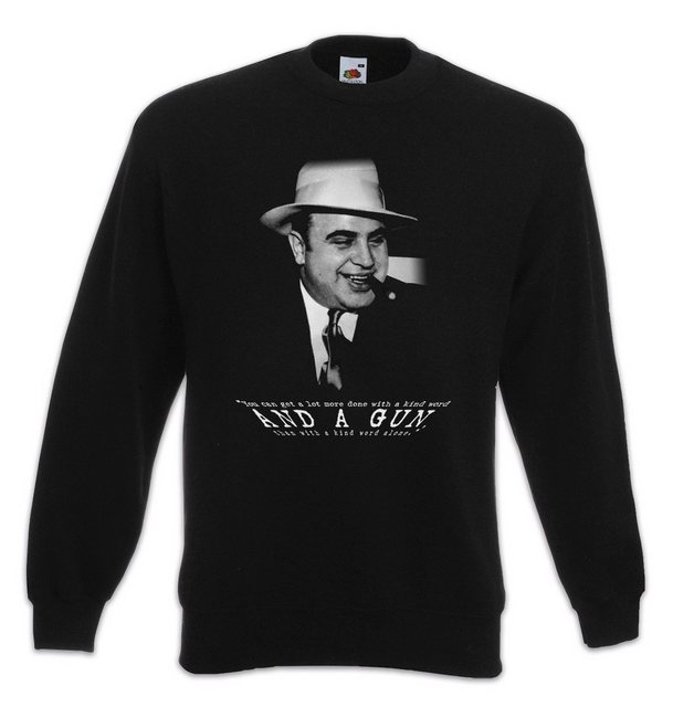 Urban Backwoods Sweatshirt Al Capone Classic Portrait Sweatshirt Mafia Mob günstig online kaufen