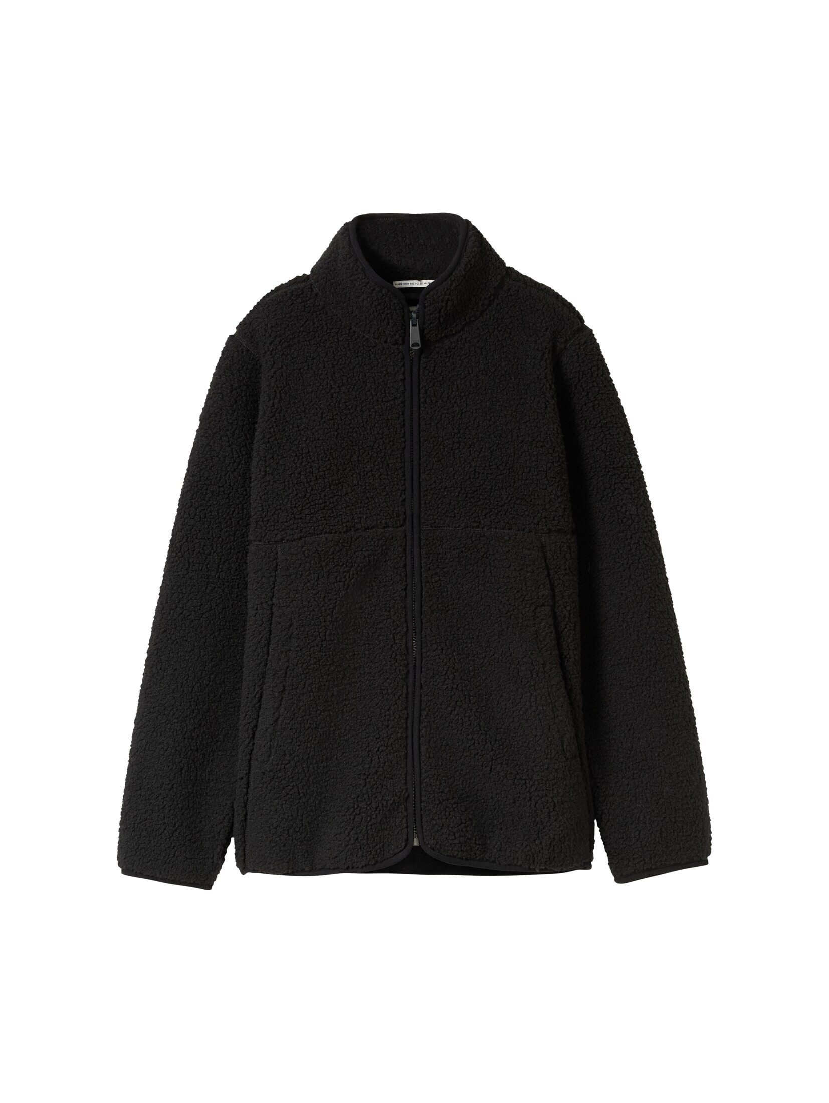 TOM TAILOR Sweatshirt Teddyjacke mit Stehkragen günstig online kaufen