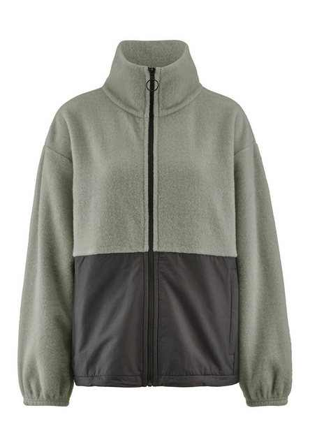 Hessnatur Fleecejacke Oversize aus Bio-Merinowolle mit Bio-Baumwolle (1-St) günstig online kaufen