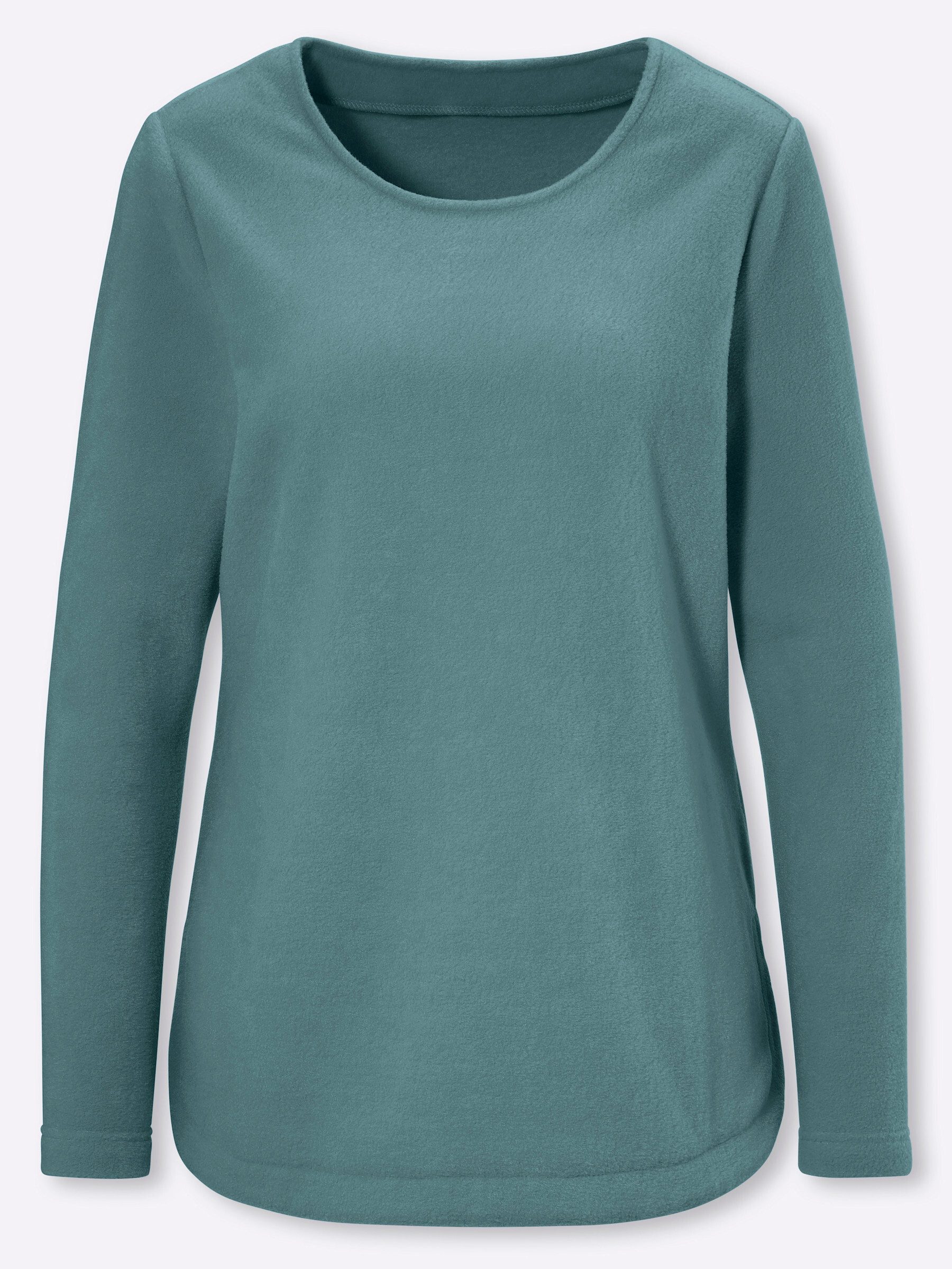 Sieh an! Fleeceshirt Fleeceshirt Länge ca. günstig online kaufen