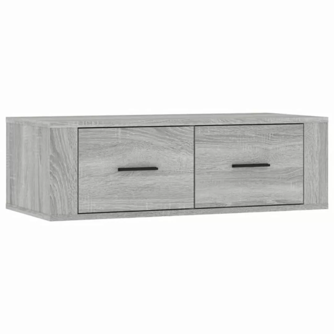 vidaXL TV-Schrank TV-Wandschrank Grau Sonoma 80x36x25 cm Spanplatte Lowboar günstig online kaufen