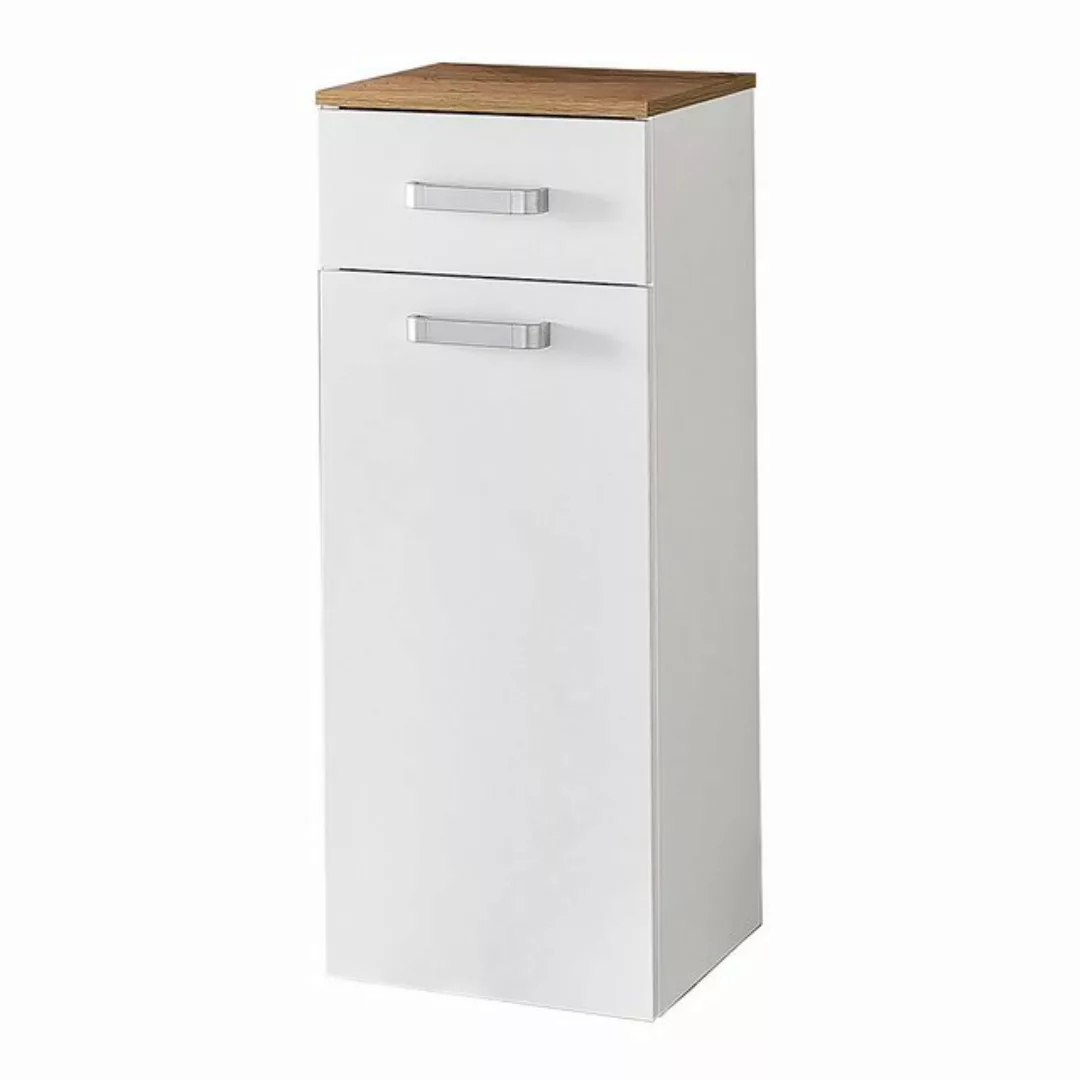 Lomadox Hochschrank ARONA-04 Seitenschrank in Eiche-Landhaus/kreideweiß B/H günstig online kaufen