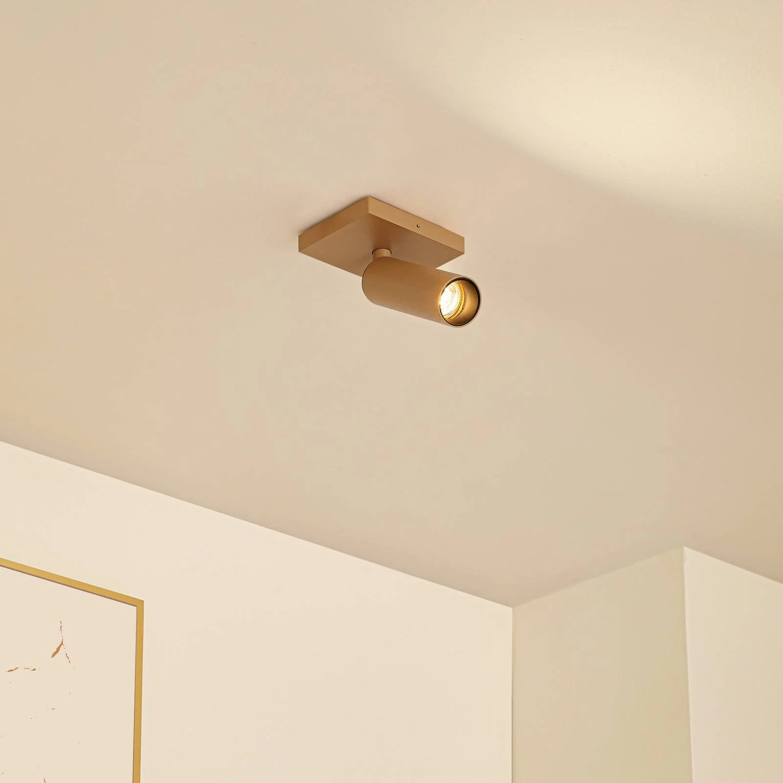 Arcchio Deckenstrahler Brinja Slim, braun, 1-flg., GU10 MR11 günstig online kaufen