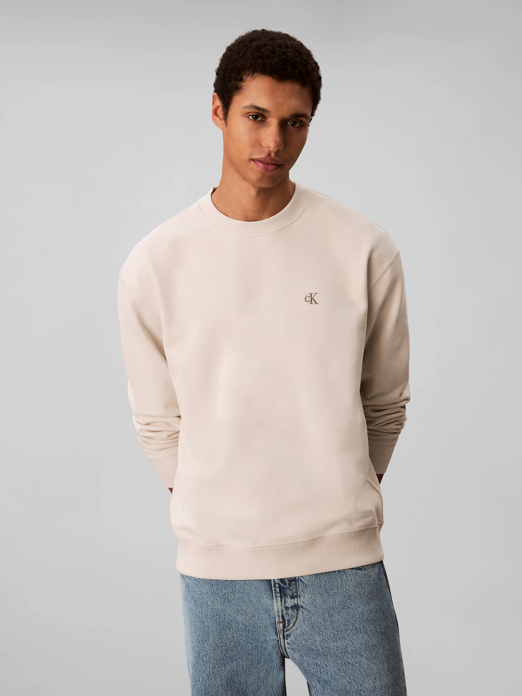 Calvin Klein Jeans Sweatshirt, regular fit, Rundhalsausschnitt günstig online kaufen