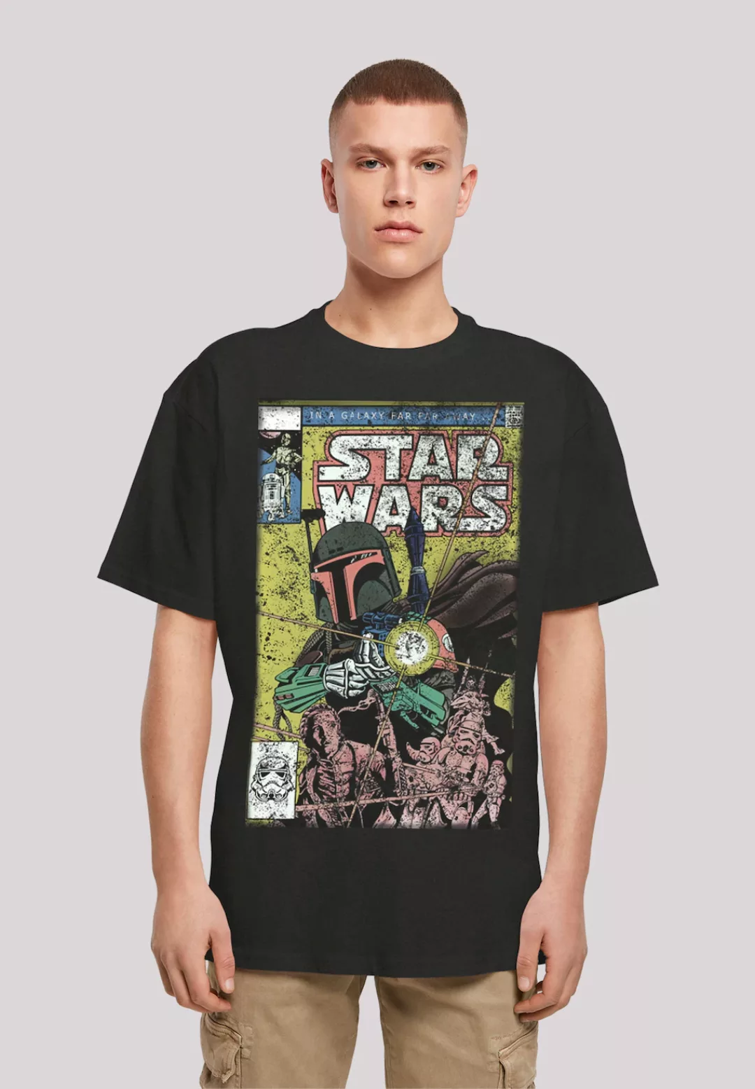 F4NT4STIC T-Shirt "Star Wars Boba Fett Comic", Print günstig online kaufen
