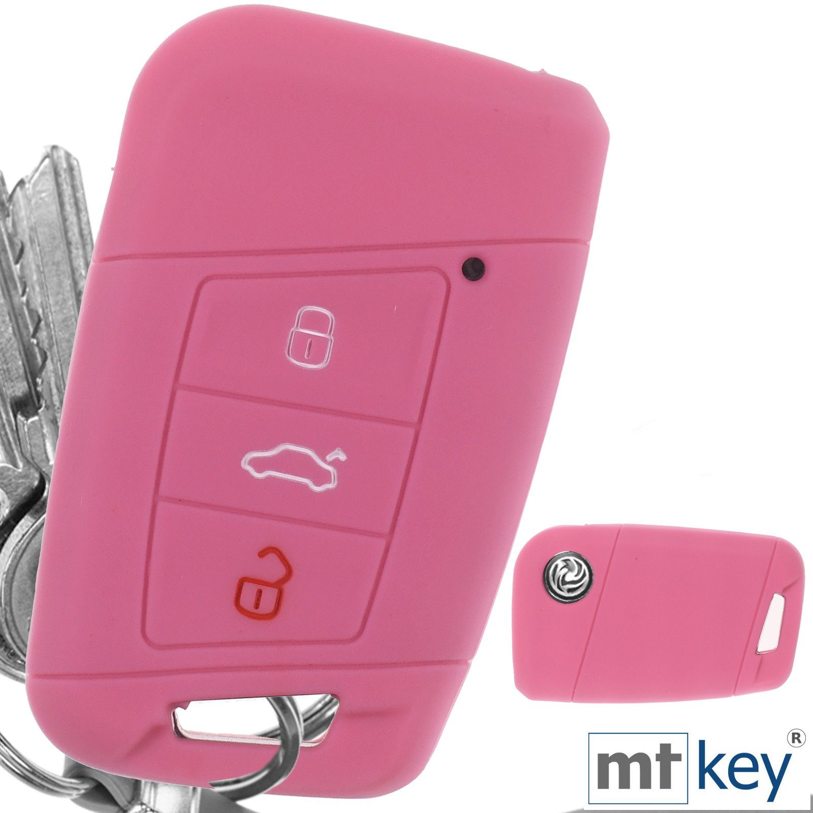 mt-key Schlüsseltasche Autoschlüssel Softcase Silikon Schutzhülle günstig online kaufen