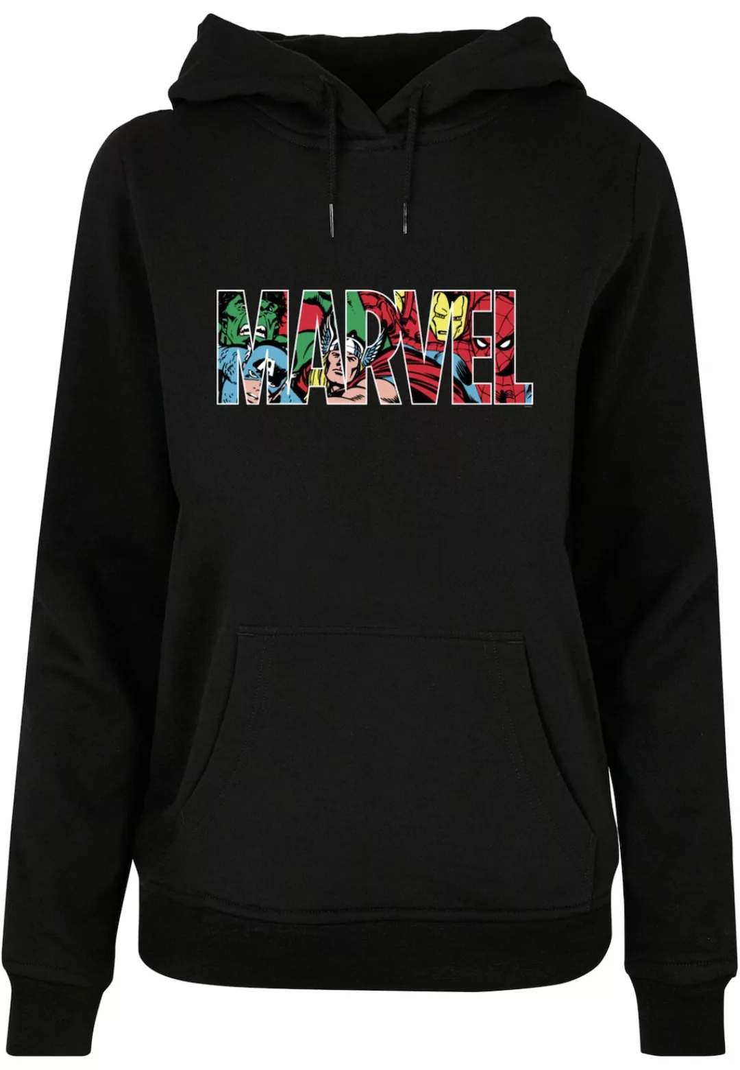 ABSOLUTE CULT Kapuzenpullover "ABSOLUTE CULT Damen Ladies Marvel Logo Chara günstig online kaufen