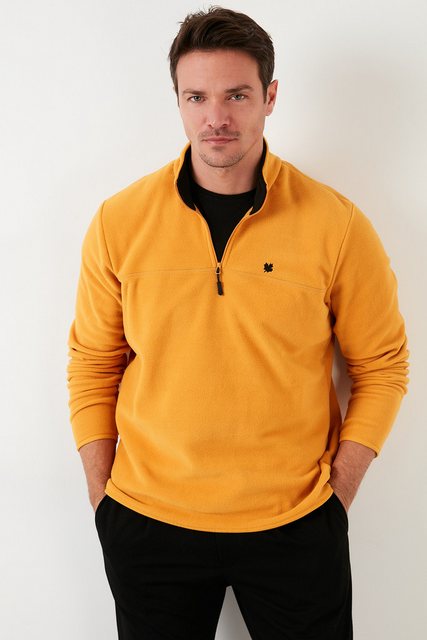 Buratti Fleecepullover Slim Fit günstig online kaufen