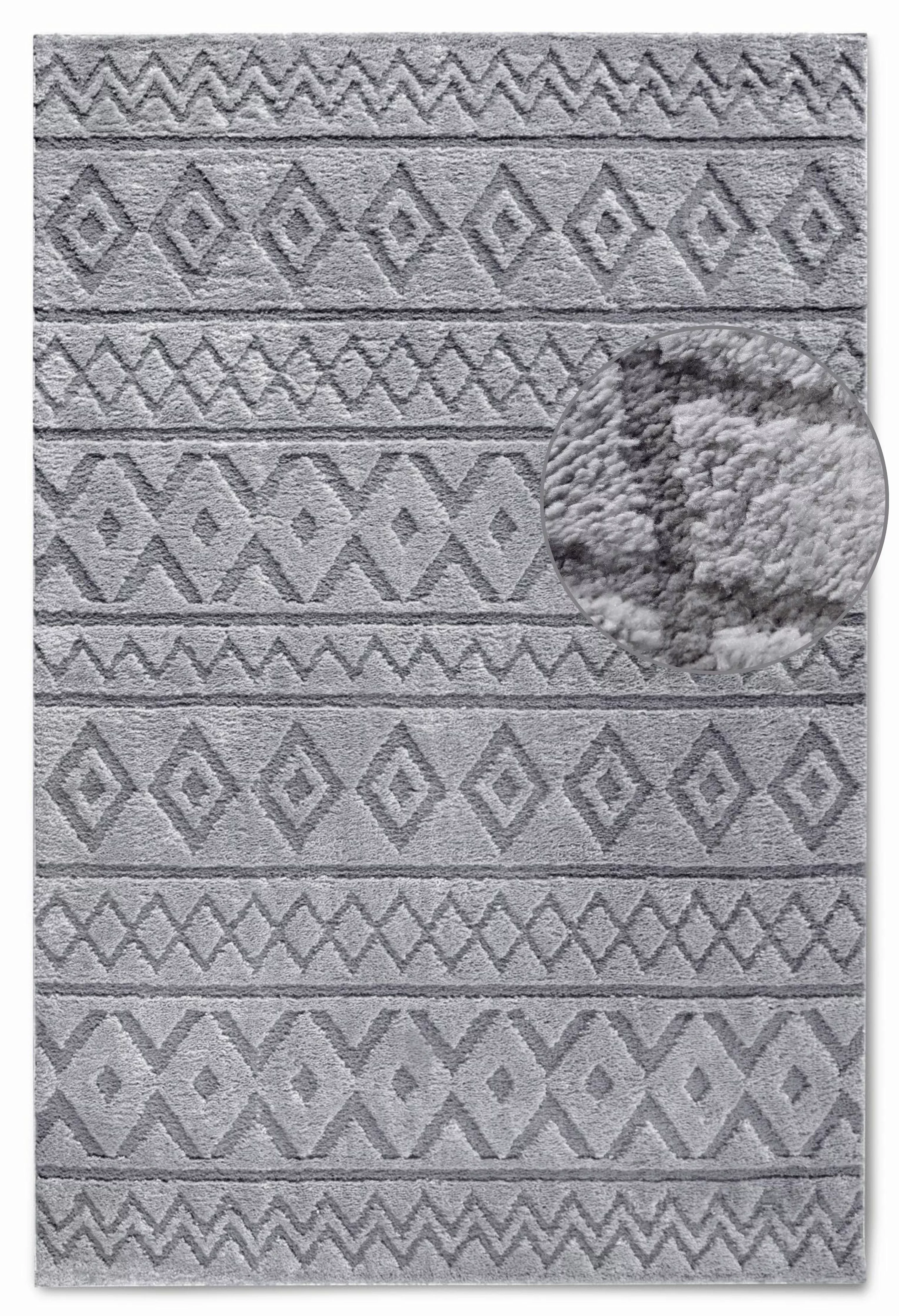 ELLE DECORATION Designteppich »Itinerance«, rechteckig, 18 mm Höhe, Hochflo günstig online kaufen
