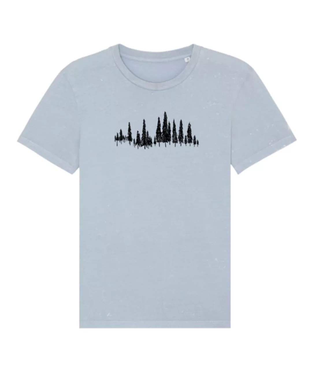 Unisex Vintage T-shirt Aus Bio-baumwolle "Trees" günstig online kaufen