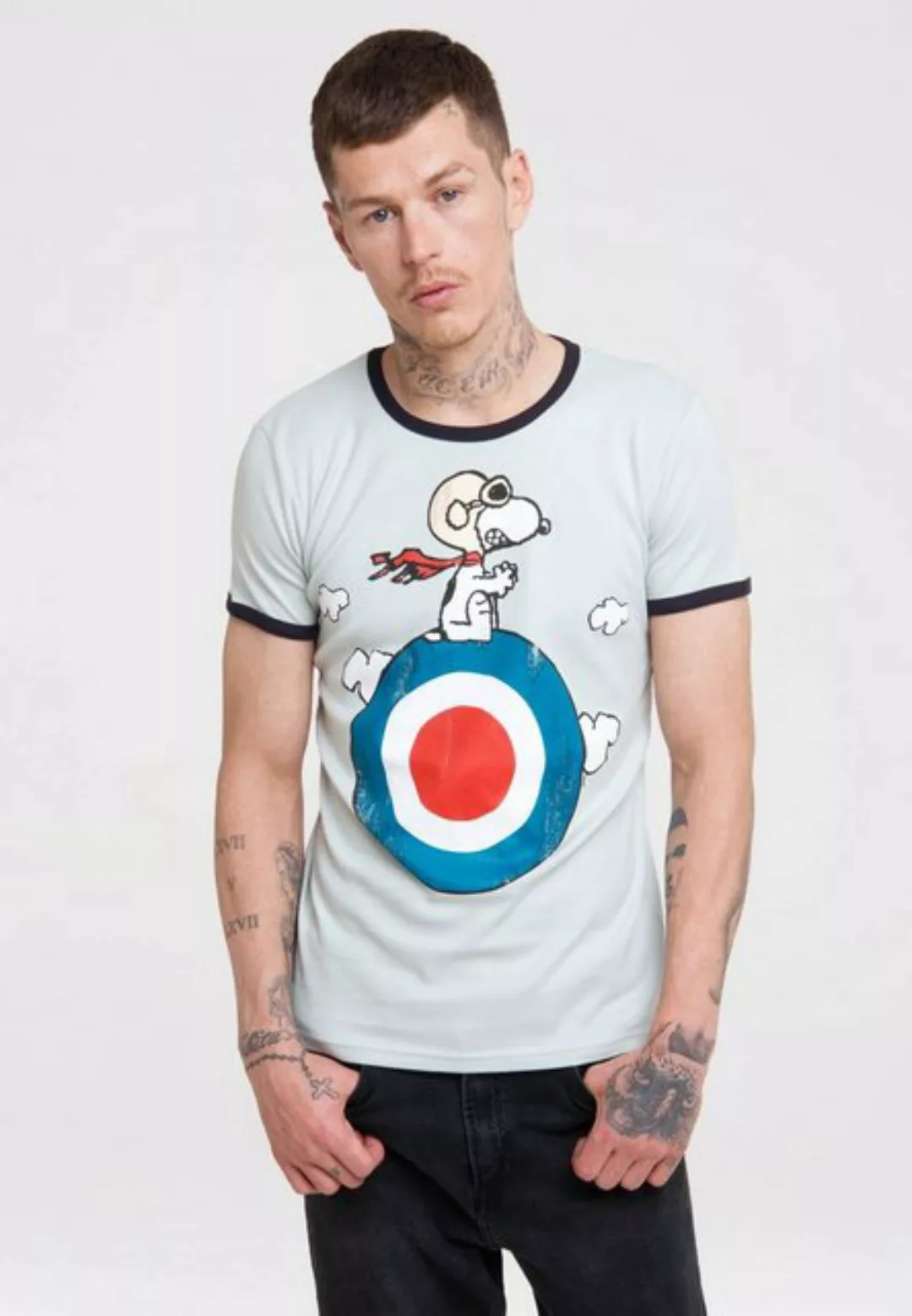 LOGOSHIRT T-Shirt "Peanuts - Snoopy Pilot", mit lizenziertem Print günstig online kaufen